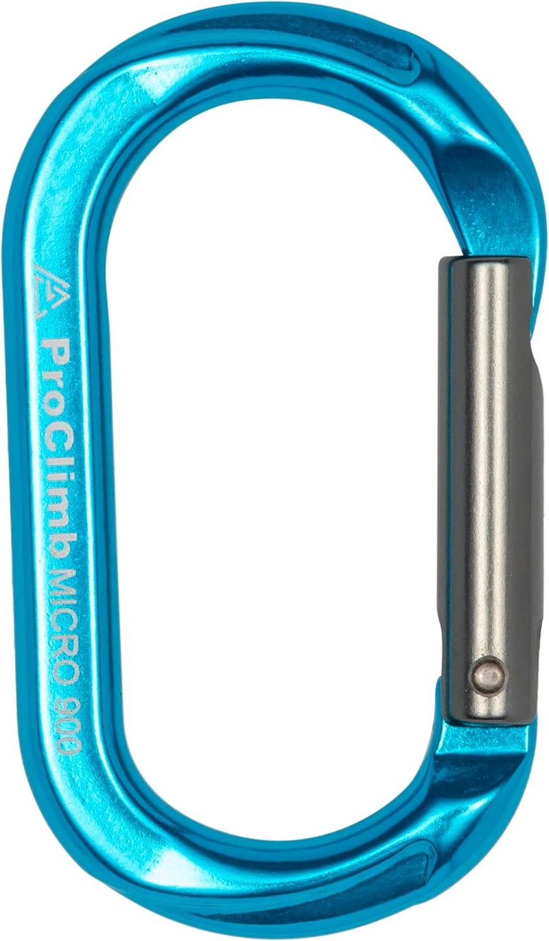 ProClimb Carabiner Micro 900 Aluminum Straight Gate Keylock 4 kN - Image 2